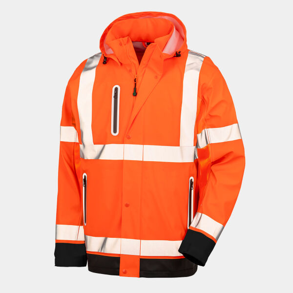 Heavy-duty prism PU safe and dry jacket with recycled backing Thumbnail