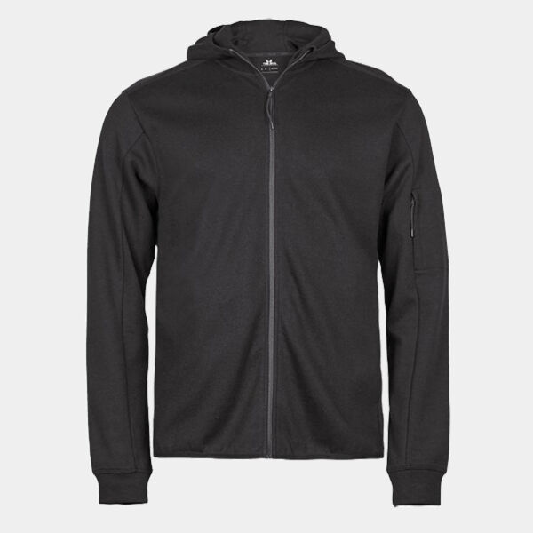 Athletic hooded full-zip sweatshirt (5706) Thumbnail