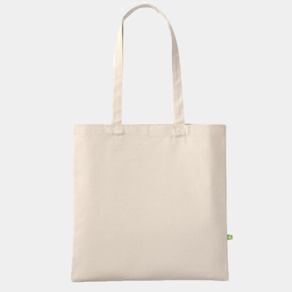 Premium organic canvas shopper long handle Thumbnail