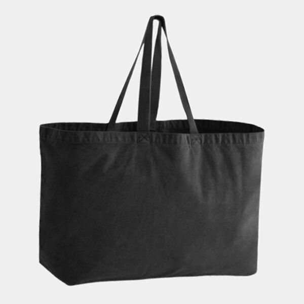 Garment-dyed oversized tote bag Thumbnail