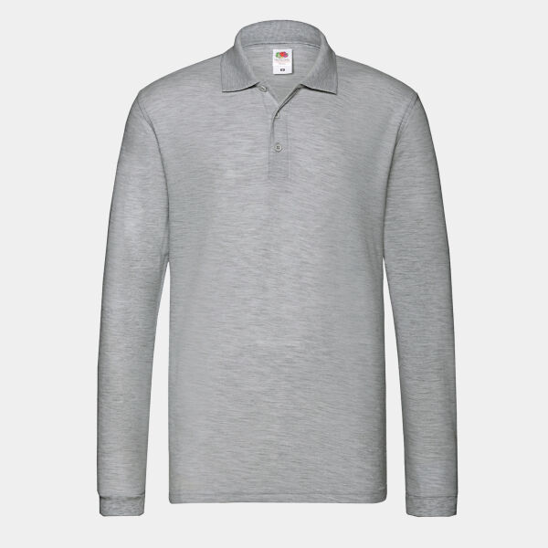 Premium long sleeve polo Thumbnail