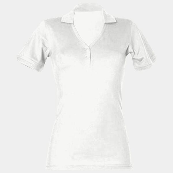 Sophia v-neck polo (regular fit) Thumbnail