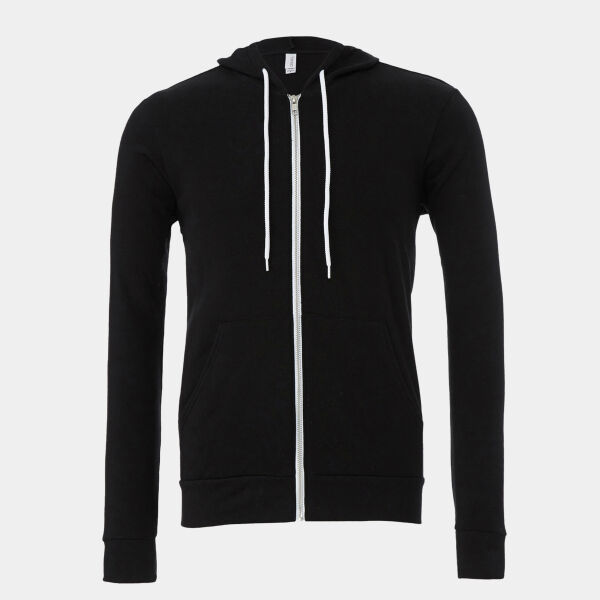 Unisex polycotton fleece full-zip hoodie Thumbnail