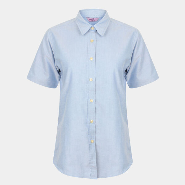 Women's short sleeve classic Oxford shirt Thumbnail
