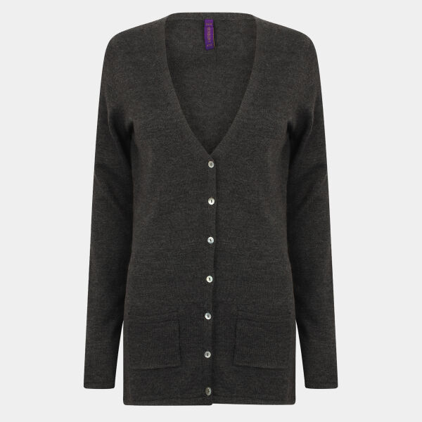 Women's v-button cardigan Thumbnail