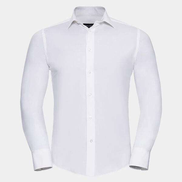 Long sleeve easycare fitted shirt Thumbnail