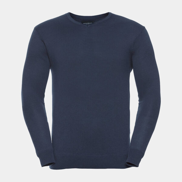 V-neck knitted sweater Thumbnail