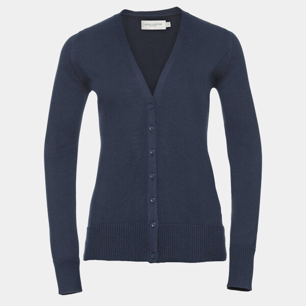 Women's v-neck knitted cardigan Thumbnail