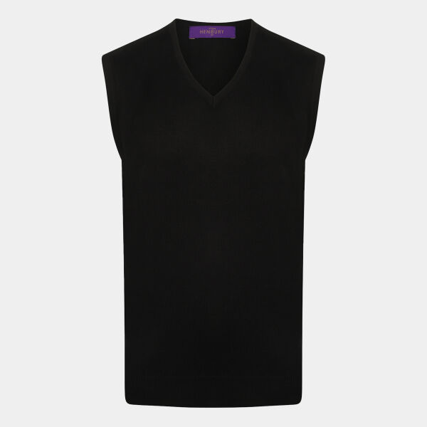 Sleeveless v-neck jumper Thumbnail