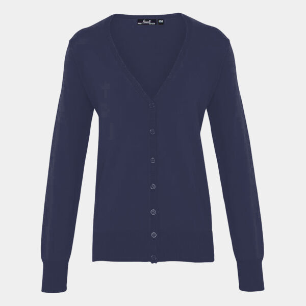 Women's button-through knitted cardigan Thumbnail