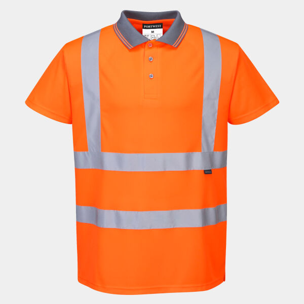 Hi-vis short sleeved polo (S477/RT22) Thumbnail