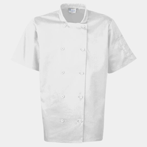 Short sleeve chef’s jacket Thumbnail