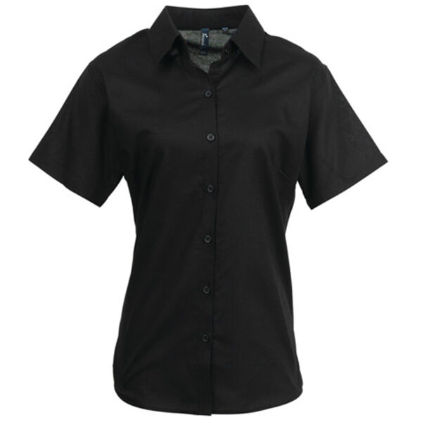 Women's signature Oxford short sleeve shirt Thumbnail