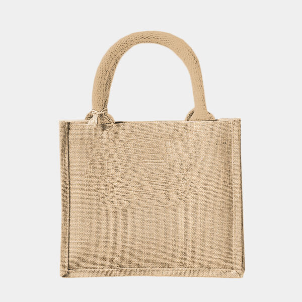 Jute mini gift bag Thumbnail