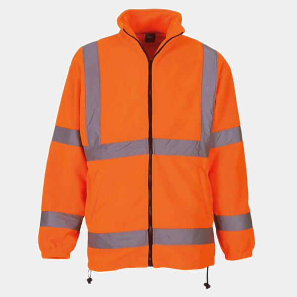 Hi-vis heavyweight fleece jacket (HVK08) Thumbnail