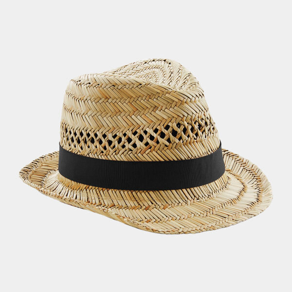 Straw summer trilby Thumbnail