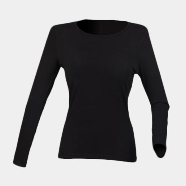 Women's feel good long sleeved stretch t-shirt Thumbnail