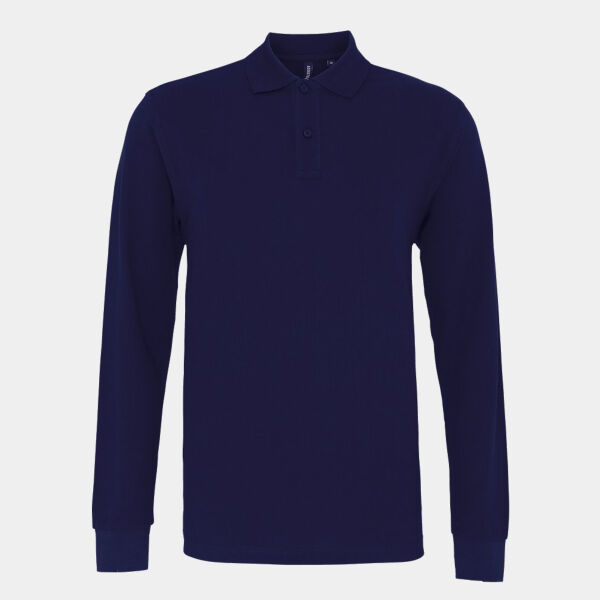 Men's classic fit long sleeved polo Thumbnail