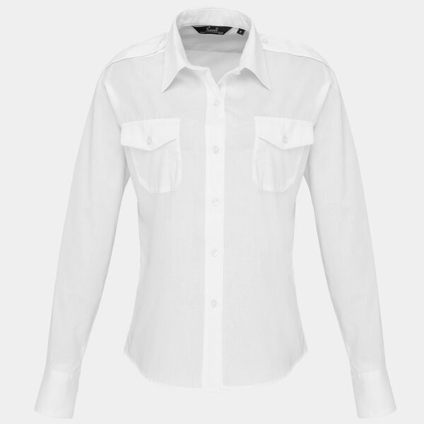 Women's long sleeve pilot shirt Thumbnail