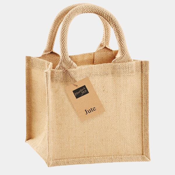 Jute petite gift bag Thumbnail