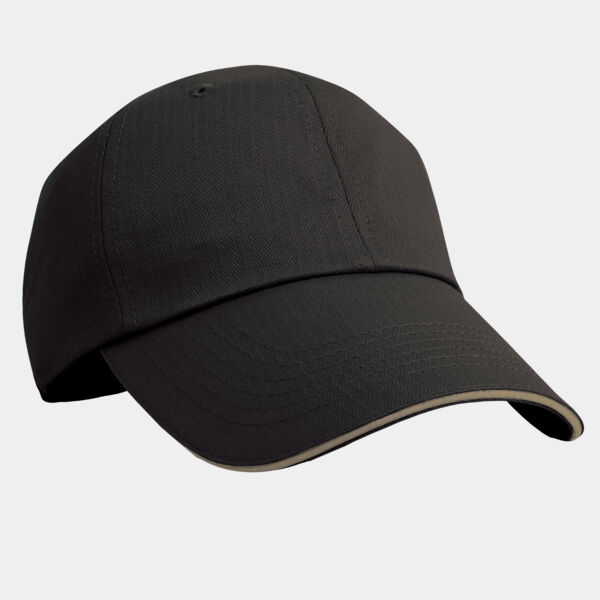 Herringbone cap with sandwich peak Thumbnail