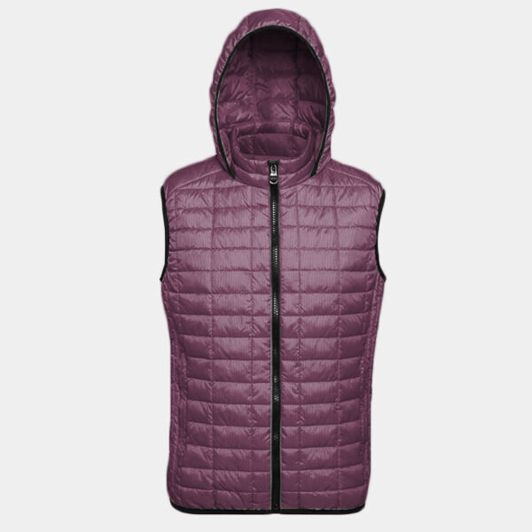 Honeycomb hooded gilet Thumbnail