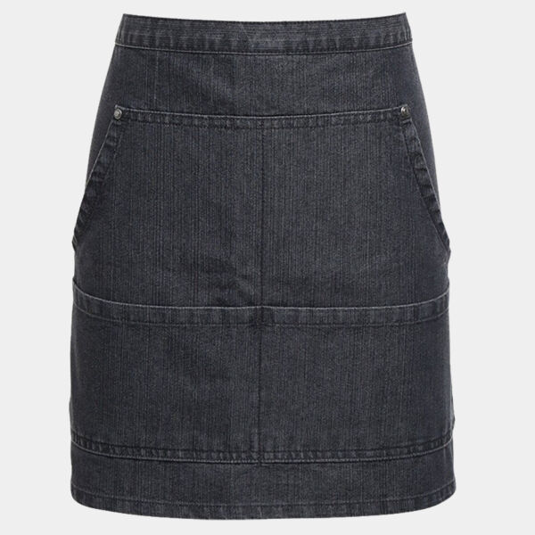 Jeans stitch denim waist apron Thumbnail
