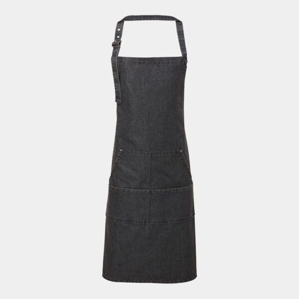 Jeans stitch bib apron Thumbnail