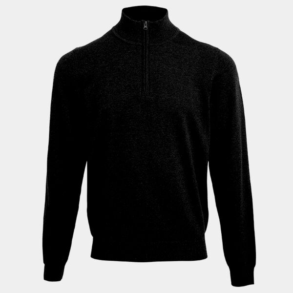 ¼ zip knitted sweater Thumbnail