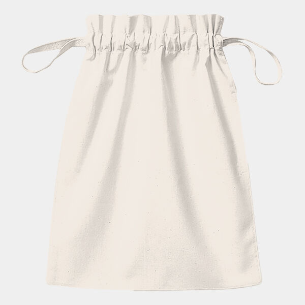 Organic cotton drawcord bag Thumbnail