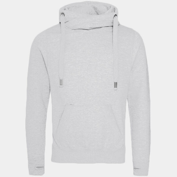 Cross neck hoodie Thumbnail