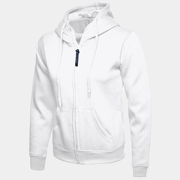 Ladies Classic Full Zip Hooded Sweatshirt Thumbnail