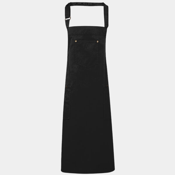 Chino cotton bib apron Thumbnail
