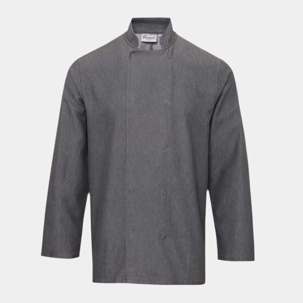 Denim chef's jacket Thumbnail