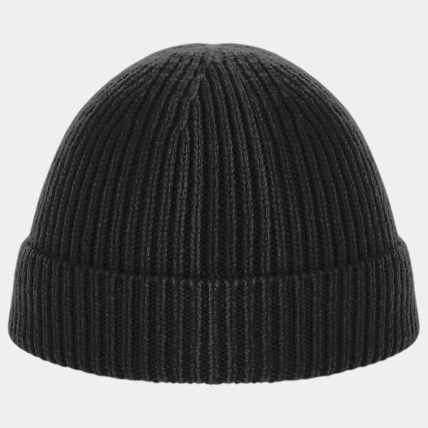 Engineered knit ribbed beanie Thumbnail
