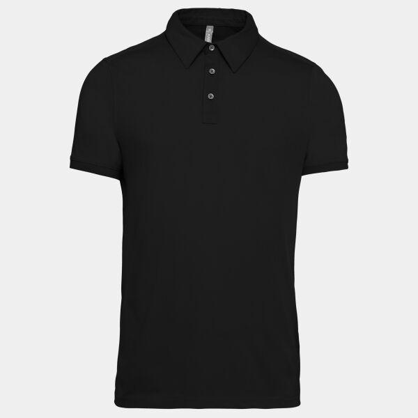 Jersey knit polo shirt Thumbnail