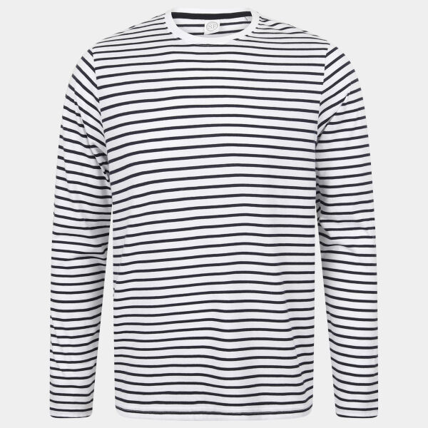 Unisex long-sleeved striped T Thumbnail