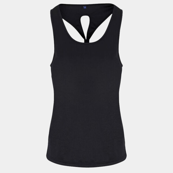 Women's TriDri® yoga knot vest Thumbnail