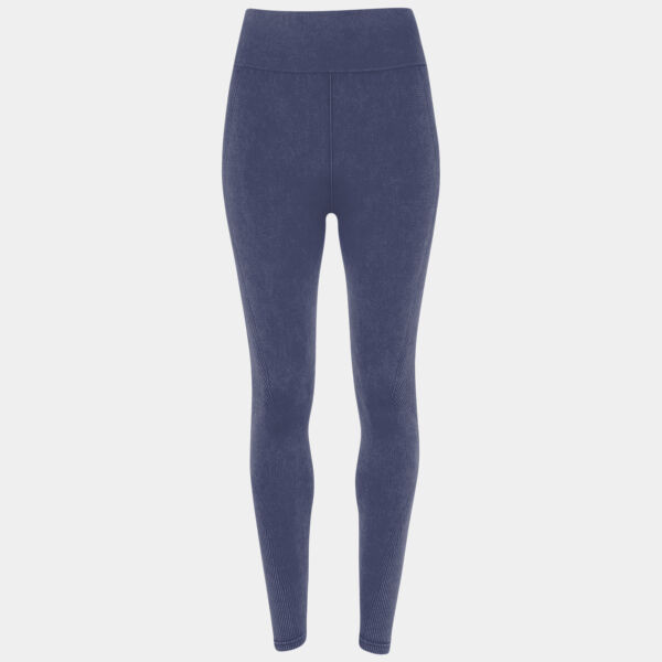 Women's TriDri® seamless '3D fit' multi-sport denim look leggings Thumbnail