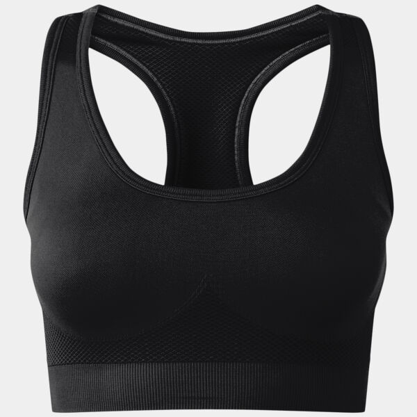 TriDri® seamless '3D fit' multi-sport sculpt solid colour bra Thumbnail