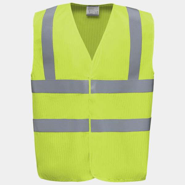 Hi-vis flame-retardant anti-static waistcoat (HVW100ASFR) Thumbnail