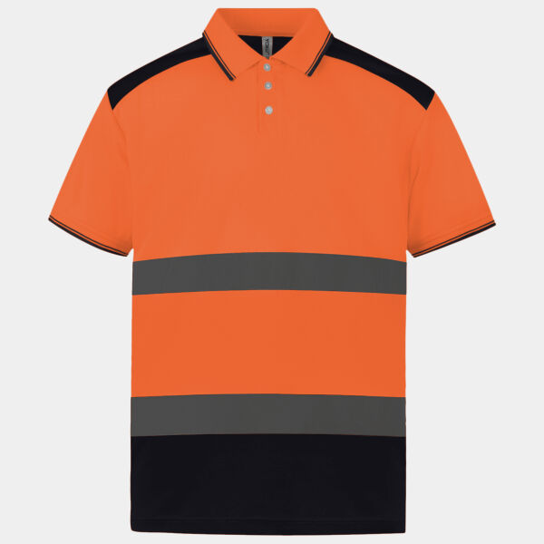 Hi-vis two-tone polo shirt (HVJ220) Thumbnail