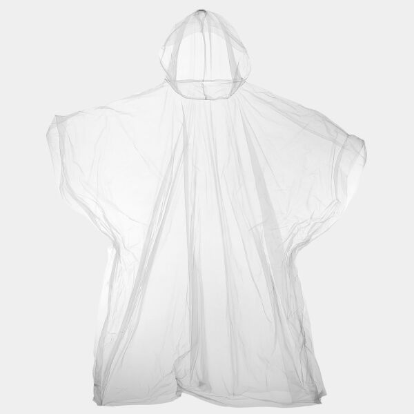 Kids emergency hooded plastic poncho Thumbnail