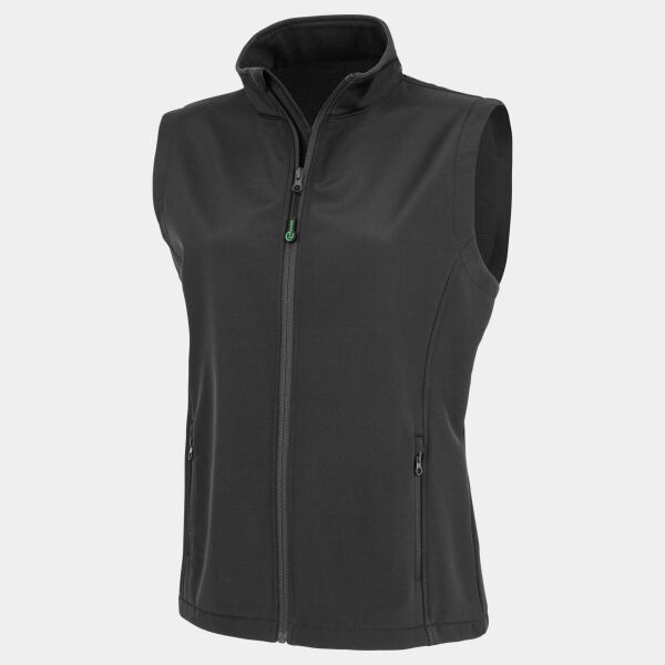 Women's recycled 2-layer printable softshell bodywarmer Thumbnail