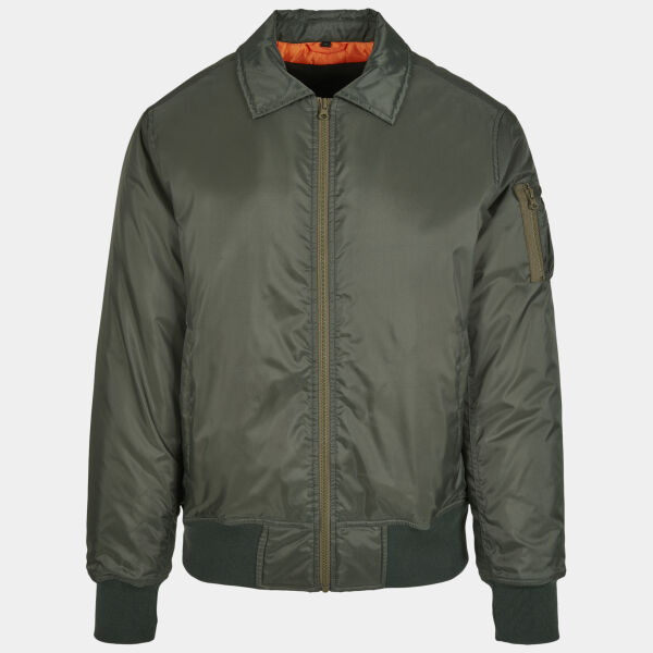 Collar bomber jacket Thumbnail